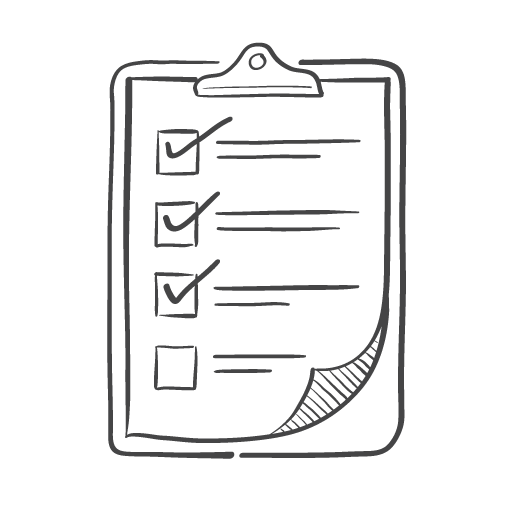 application process checklist icon